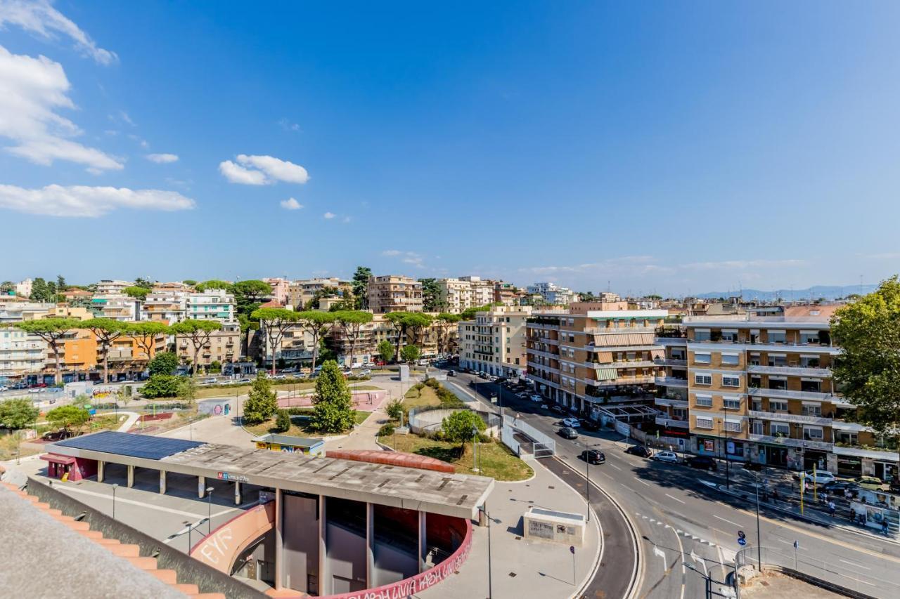 Bbhome Penthouse Bright And Elegant Metro Conca D'Oro Roma Ngoại thất bức ảnh